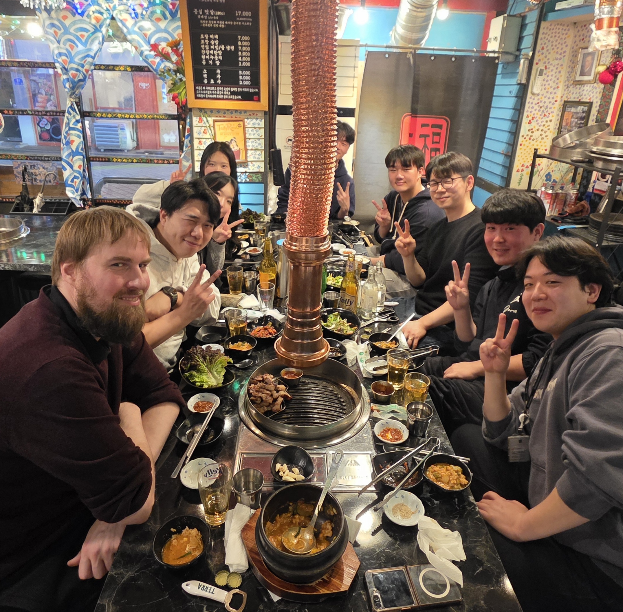 team dinner with new intern (2026.03)